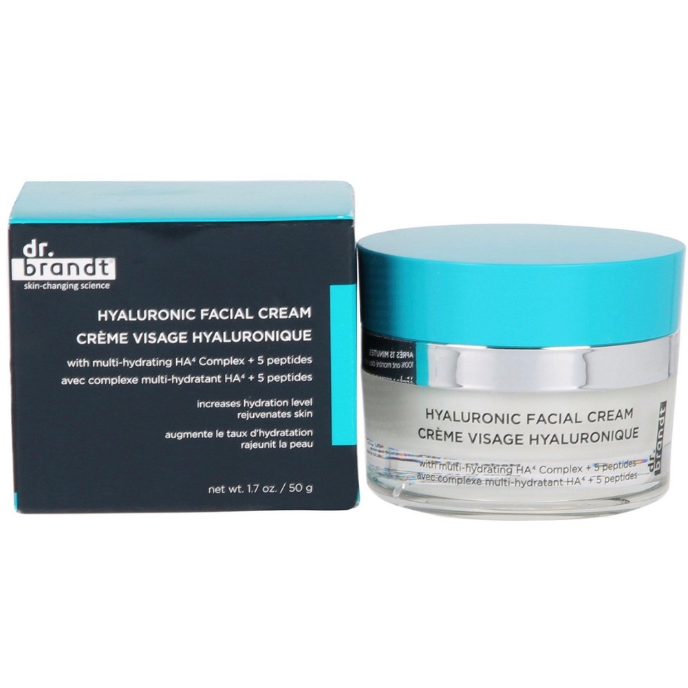 NEW Dr. Brandt Hyaluronic Facial Cream | Full Size 1.7 oz (NIB) | $82 Retail